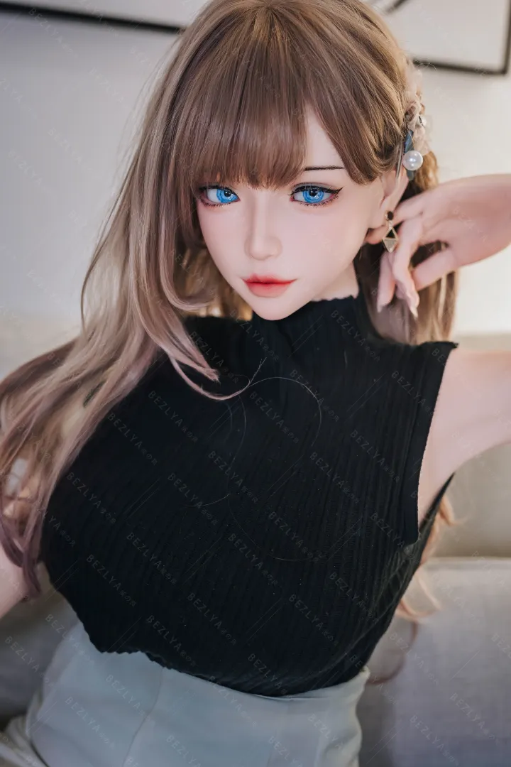 155cm (5ft1) Eカップ 軽量 シリコン ラブドール, 可動式顎 ヘッド Mandragora